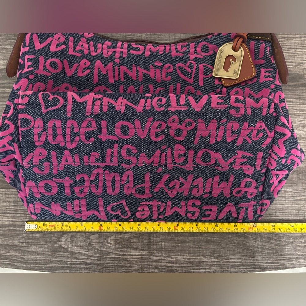 NWOT *RARE* Peace Love Mickey Dooney & Bourke Shoulder Bag - Picture 15 of 16